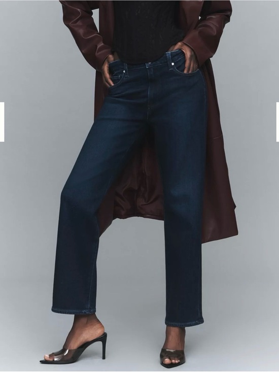PAIGE Denim - PAIGE Mason High-Rise Straight-Leg Jeans
